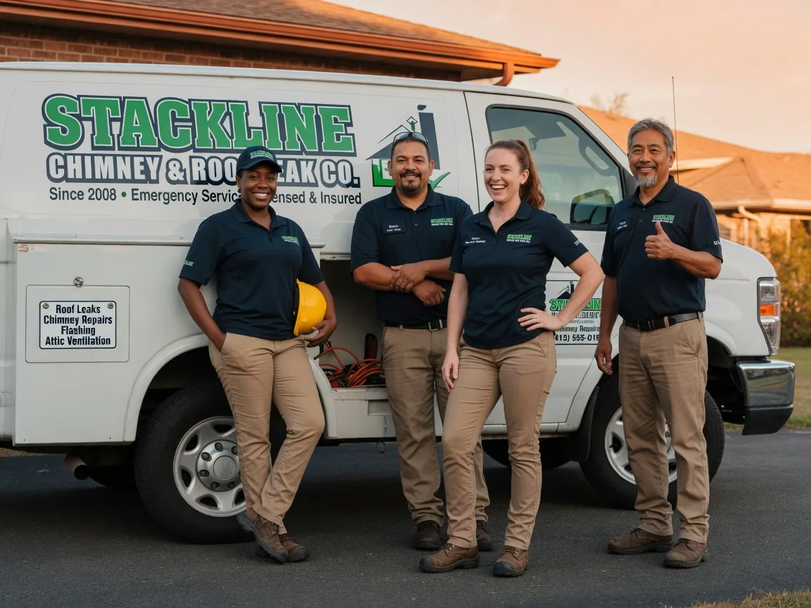 Chimney flashing repair company in Cromwell, IN